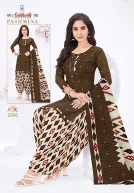 Siddharth Pashmina 2 Ready Made Casual Daily Wear Cotton Printed Dress Collection